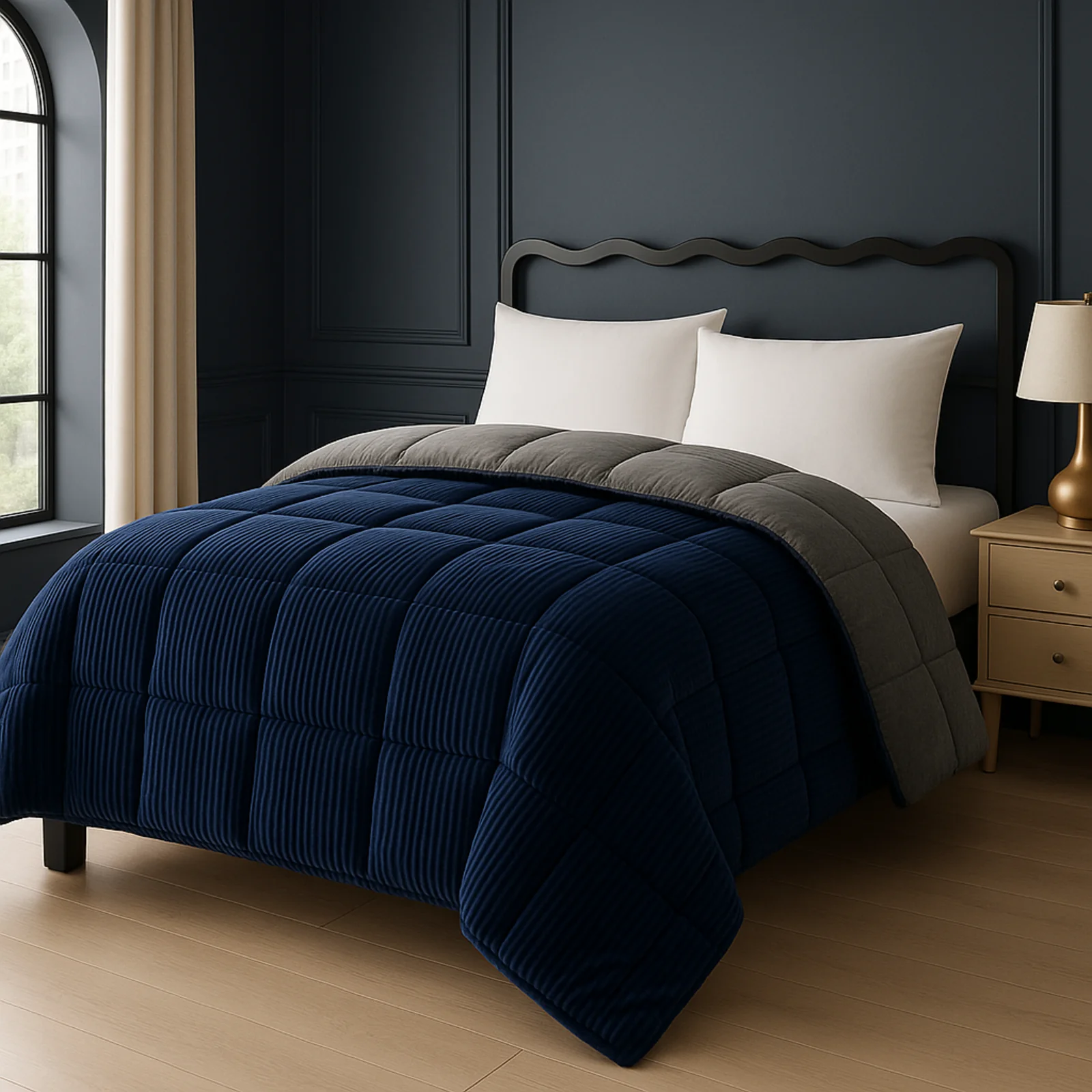Couette haut de gamme grand froid, réversible - Collection Coton Club - Image 6