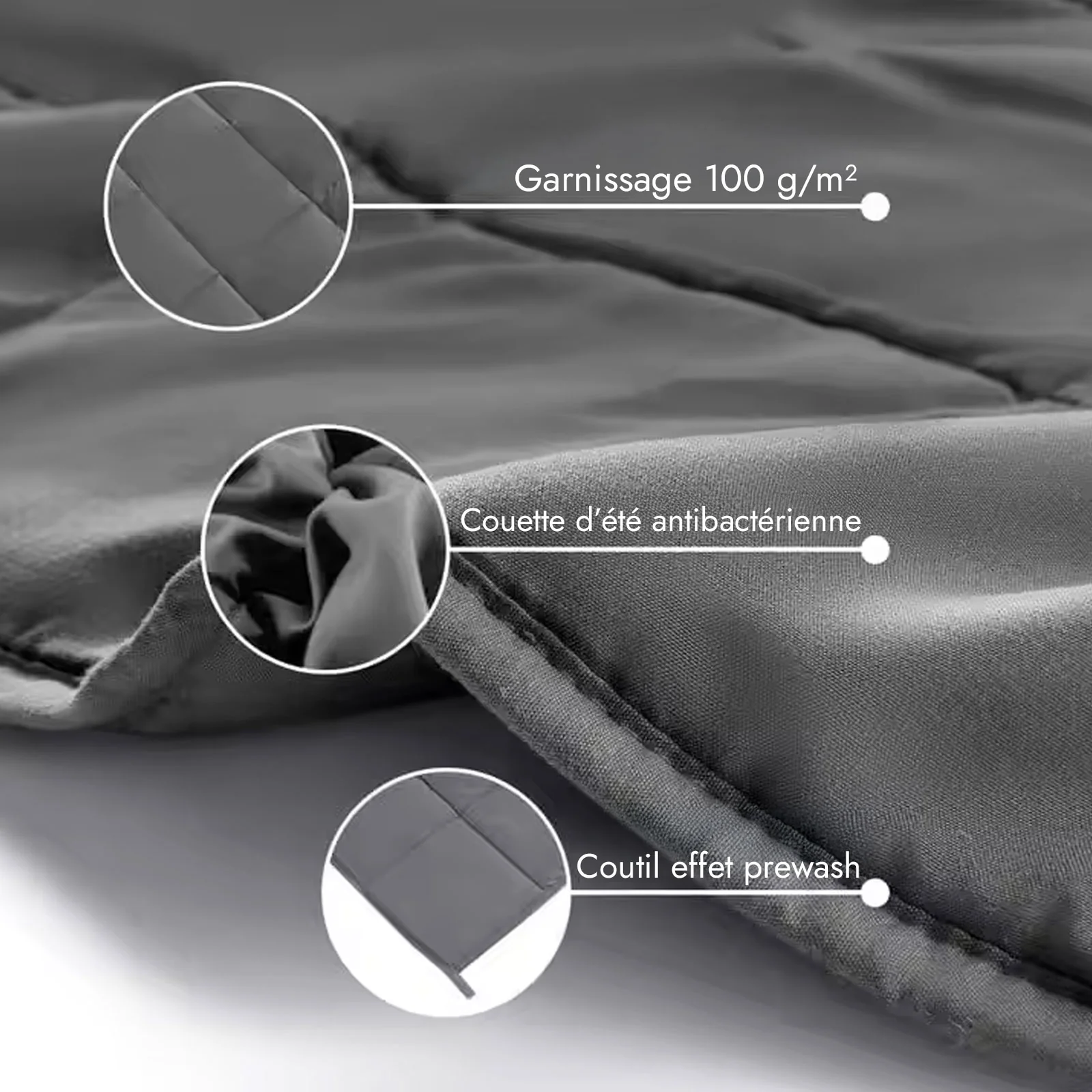 Couette d'été ultra légère 100 g/m², anti-transpiration - Collection Été - Image 3