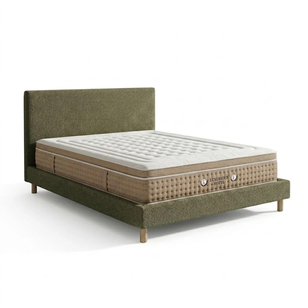 Ensemble avec lit fixe et matelas d'hôtel - Collection Bouclette - Image 20