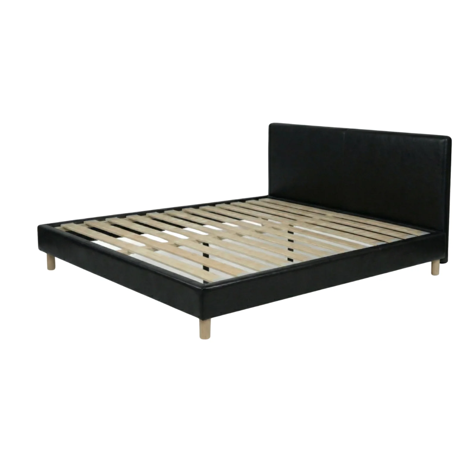 Ensemble avec lit fixe et matelas d'hôtel - Collection Simili cuir - Image 10
