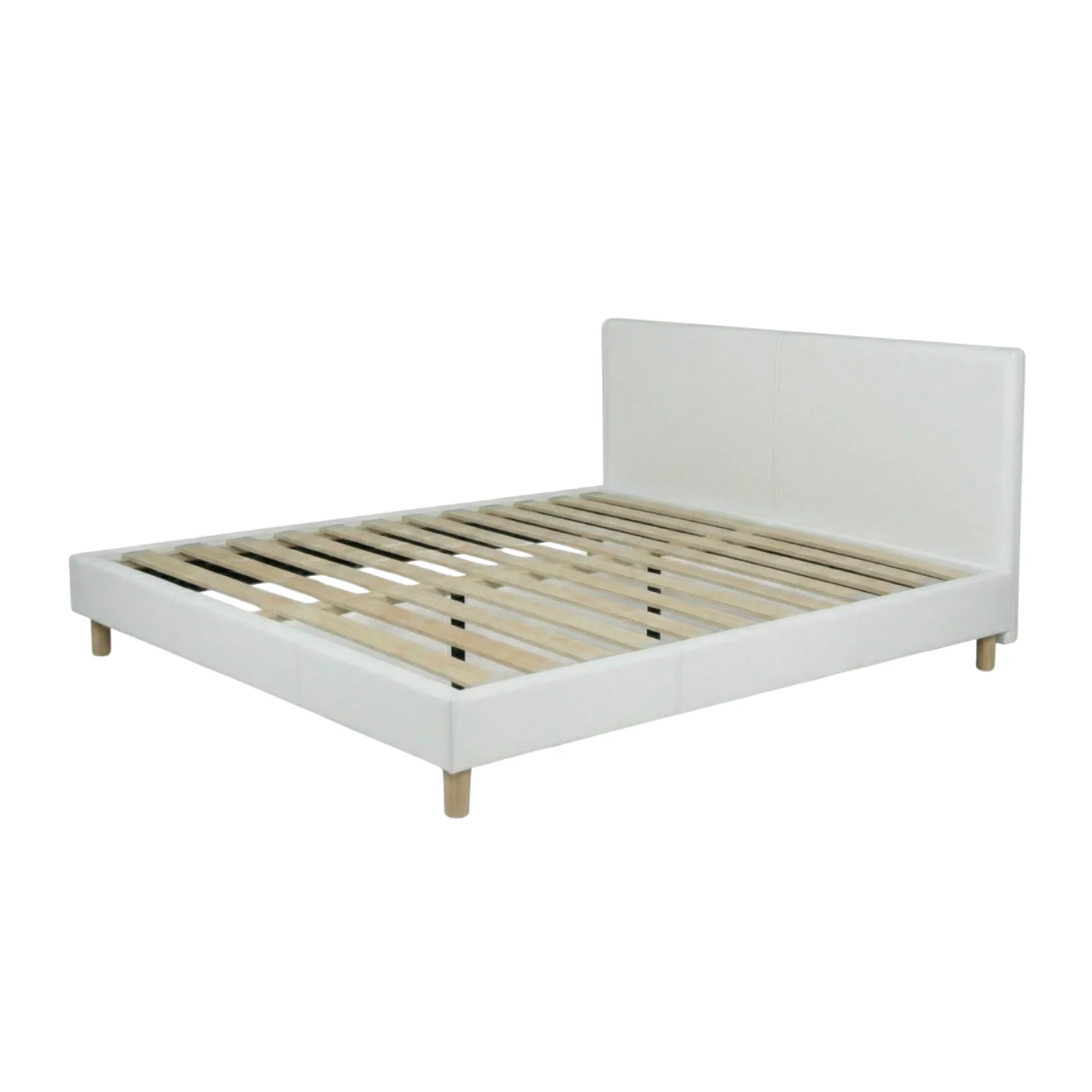Ensemble avec lit fixe et matelas d'hôtel - Collection Simili cuir - Image 11