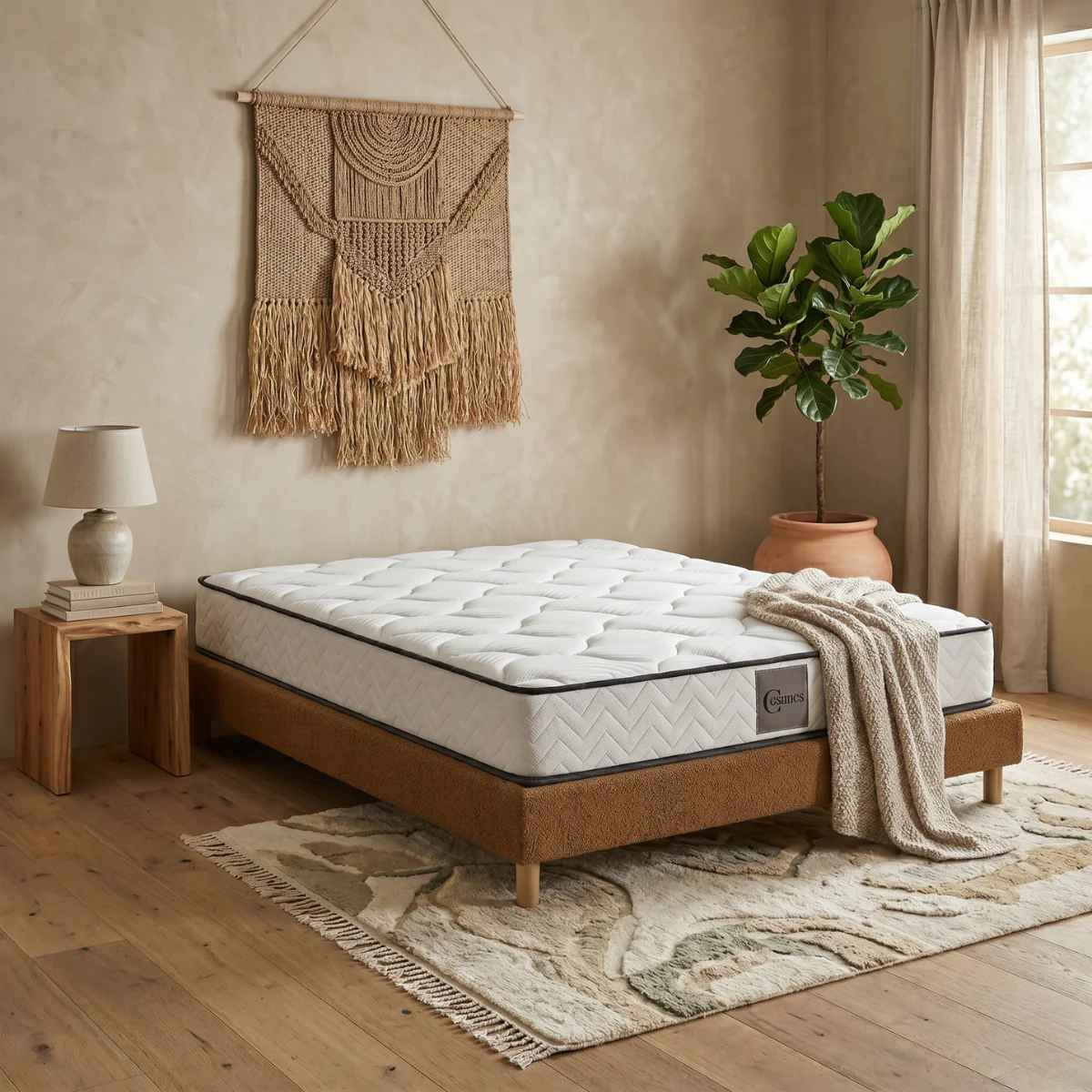 Ensemble lit et matelas confort - Collection Bouclette