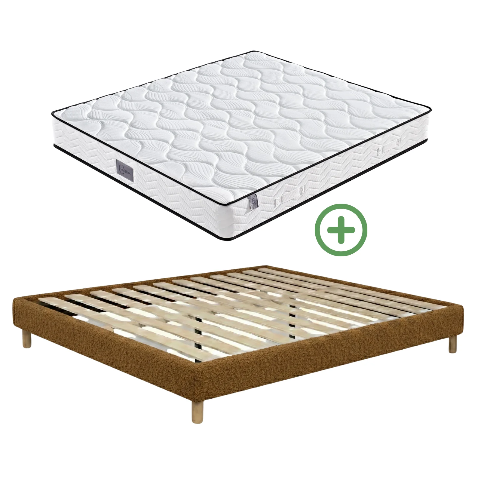 Ensemble lit et matelas confort - Collection Bouclette - Image 14