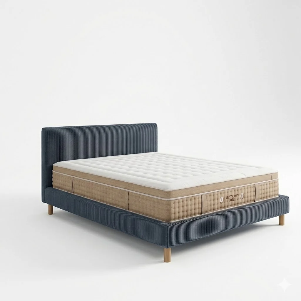 Ensemble avec lit fixe et matelas d'hôtel - Collection Velours côtelé - Image 20