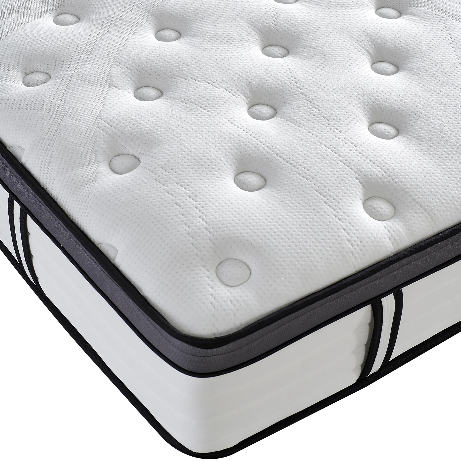 Ensemble sommier industriel et matelas grand confort hybride - Collection Factory - Image 7