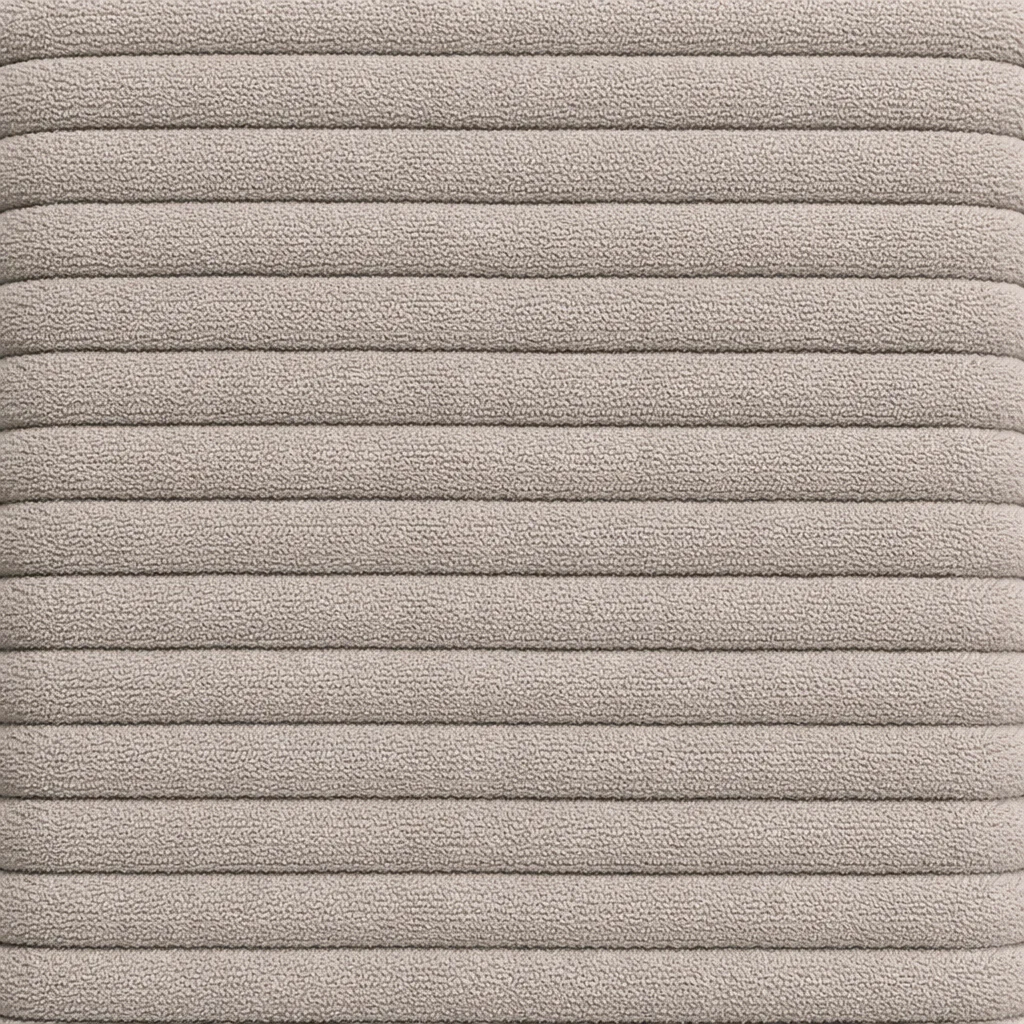 Housse structure lit coffre velours côtelé gris - Image 4