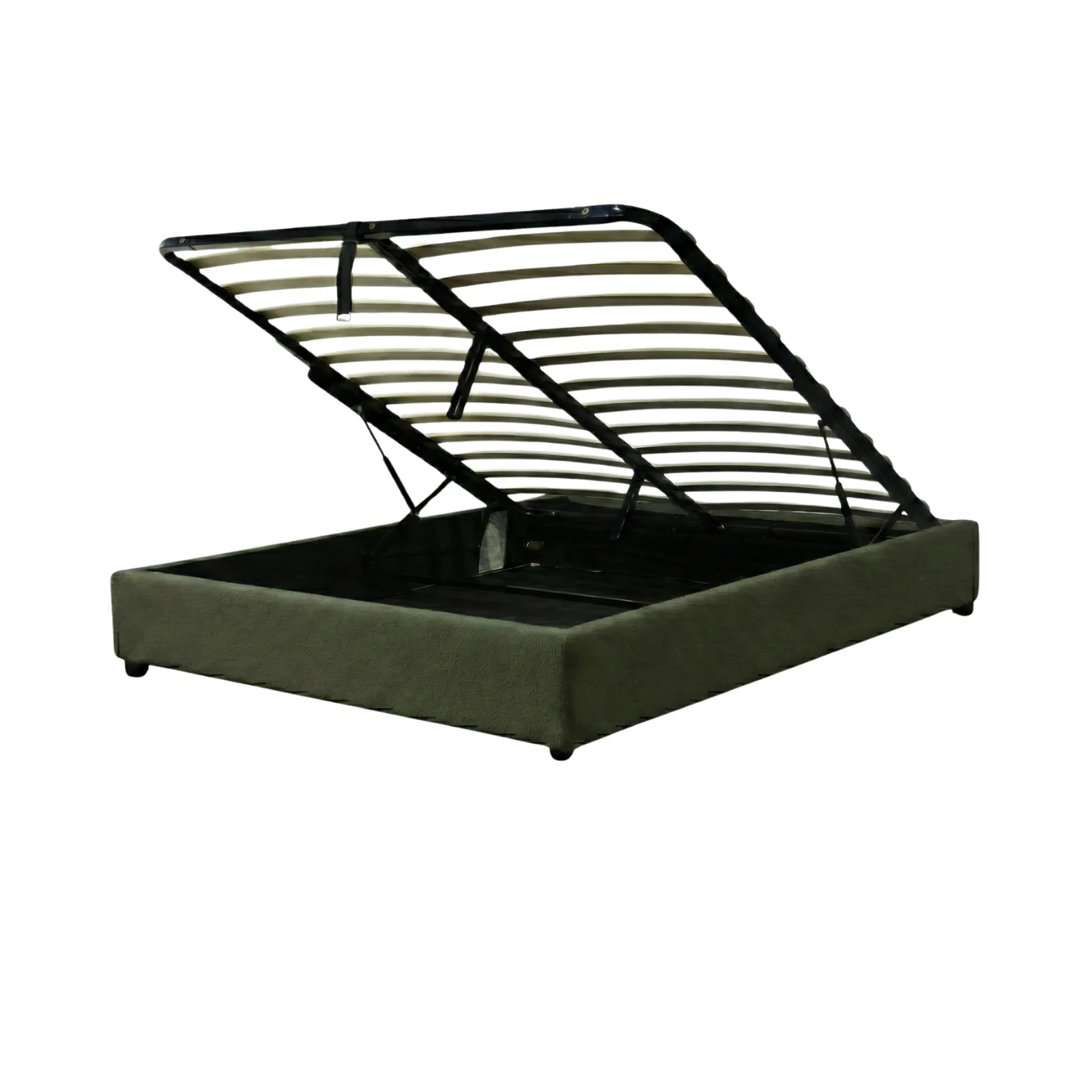 Lit coffre bouclette, lattes flexibles, grand espace de stockage - Collection Vegas - Image 13