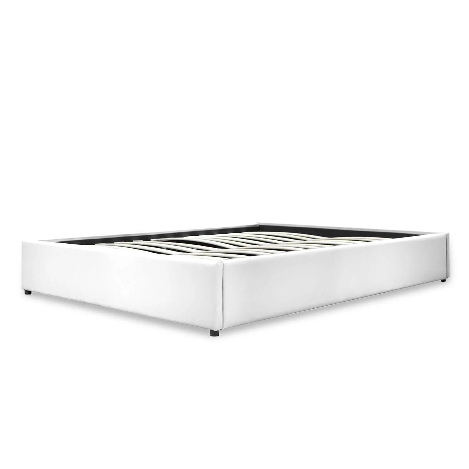 Lit coffre simili cuir, lattes flexibles, grand espace de stockage - Collection Vegas - Image 6