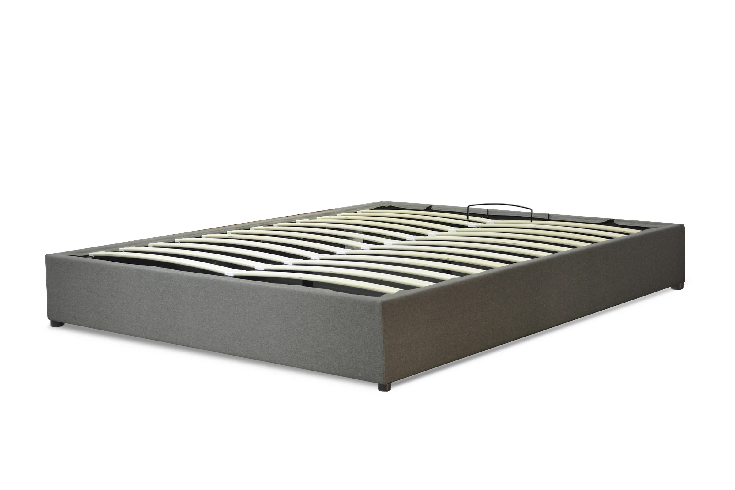 Lit coffre tissu, lattes flexibles, grand espace de stockage - Collection Vegas - Image 6