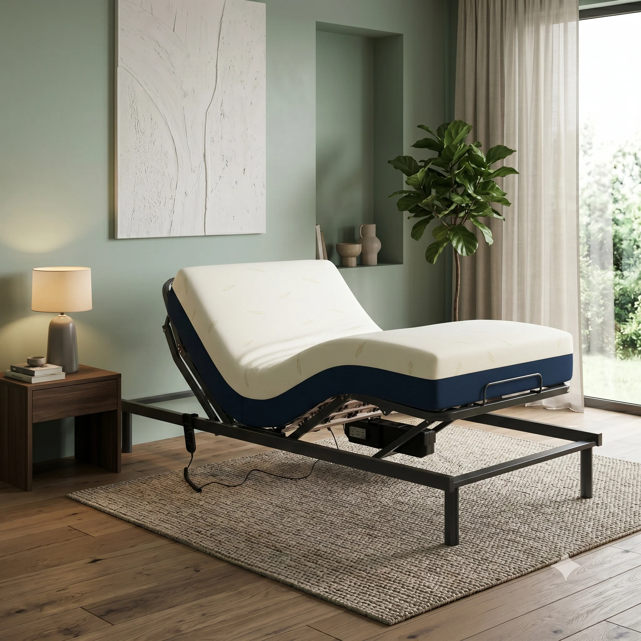 Sommier électrique, orthopédique à plots, matelas relaxation inclus - Collection Technoflex - Image 16