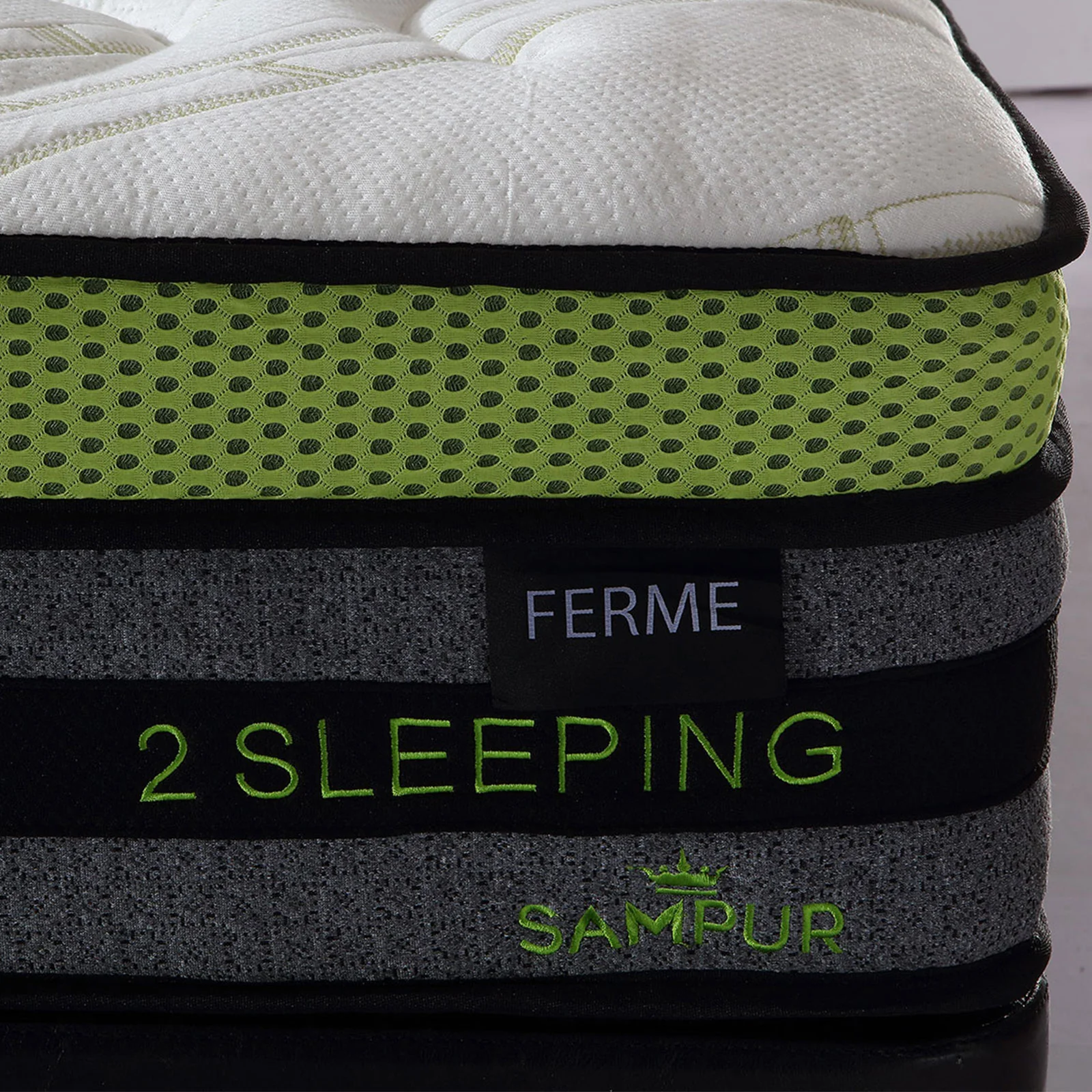 Matelas bi-confort souple/ferme, mémoire de forme, ressorts - Collection Bi-Confort - Image 3