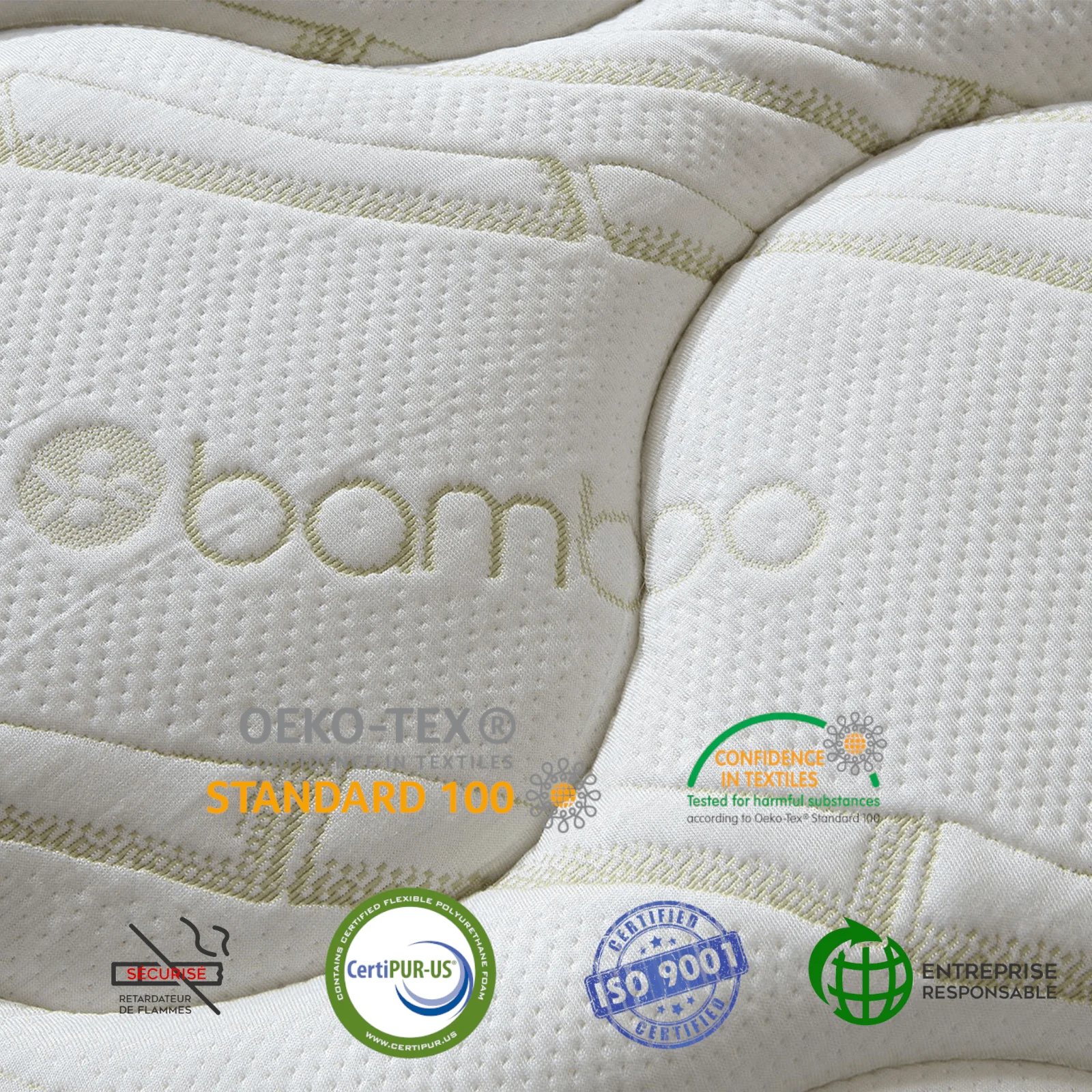 Matelas bi-confort souple/ferme, mémoire de forme, ressorts - Collection Bi-Confort - Image 9