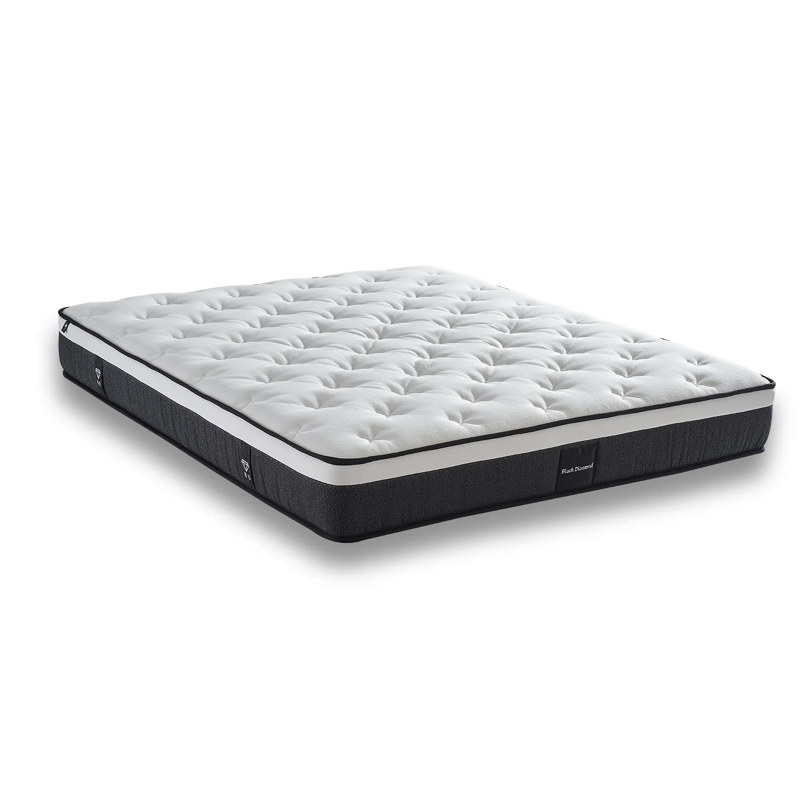 Matelas mémoire de forme et ressorts ensachés 3 zones - Collection Black Diamond - Image 5