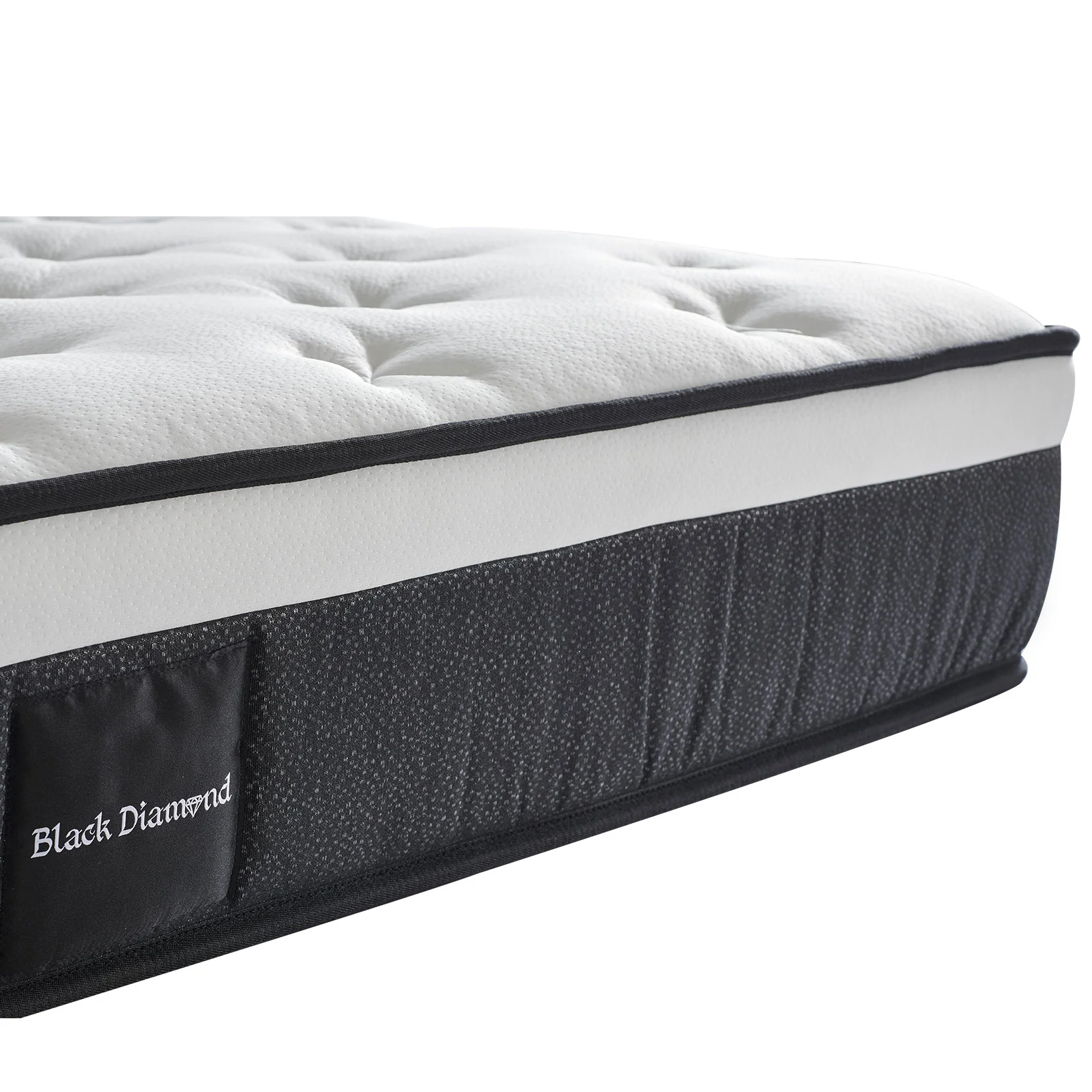 Matelas mémoire de forme et ressorts ensachés 3 zones - Collection Black Diamond - Image 8