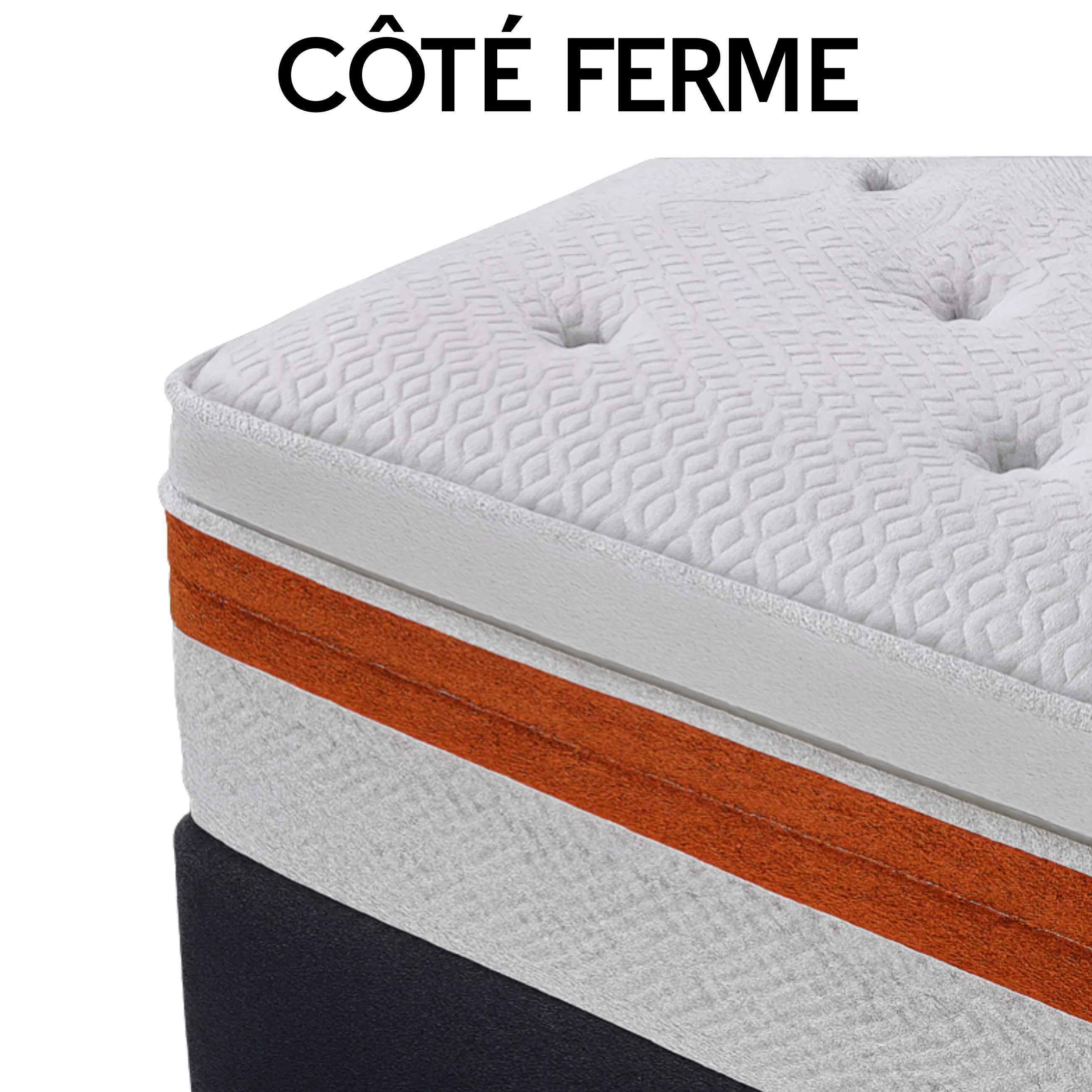 Matelas 2 conforts : Un côté ferme, un côté souple - Collection Bi-confort - Image 4