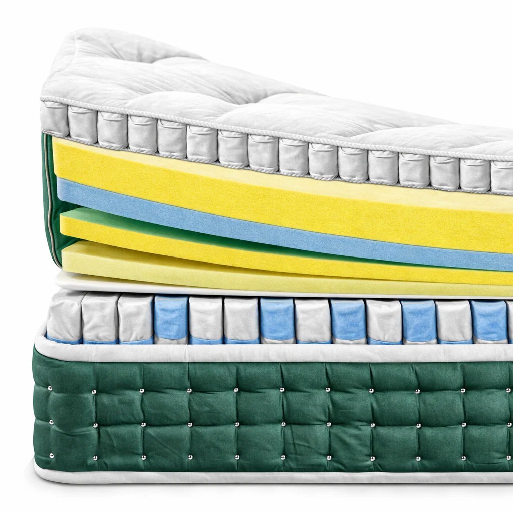 Matelas haut de gamme, surmatelas intégré - Collection Emeraude - Image 12