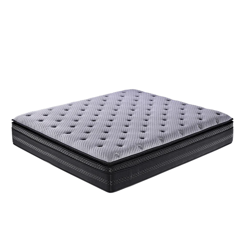 Matelas ressorts ensachés double surmatelas mémoire de forme - Collection Nuage - Image 6
