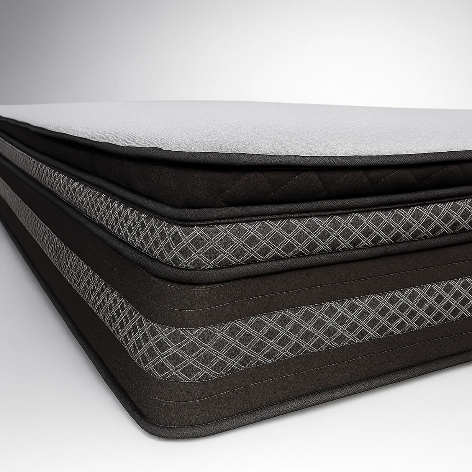Matelas ressorts ensachés double surmatelas mémoire de forme - Collection Nuage - Image 8