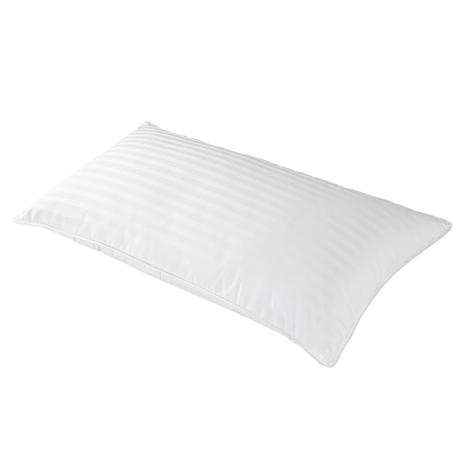Oreiller plumes de canard et duvet, jacquard strié, confort équilibré - Collection Duvet - Image 8