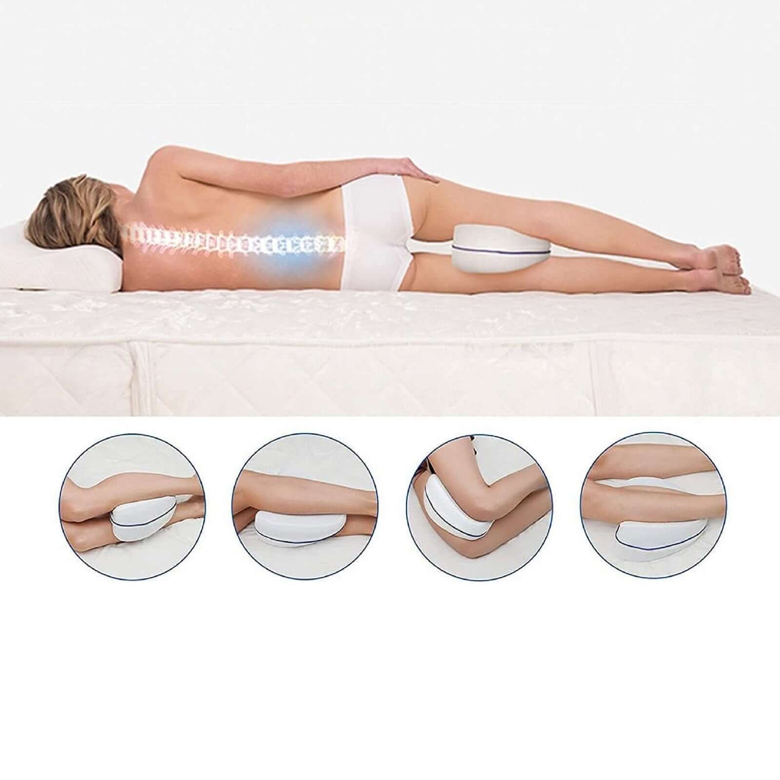 Oreiller jambes à mémoire de forme, orthopédique, douleurs articulaires - Collection Orthopédique - Image 2