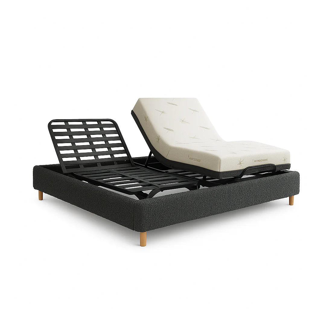 Pack lit électrique orthopédique bouclette gris Orthoflex : matelas inclus - Image 18