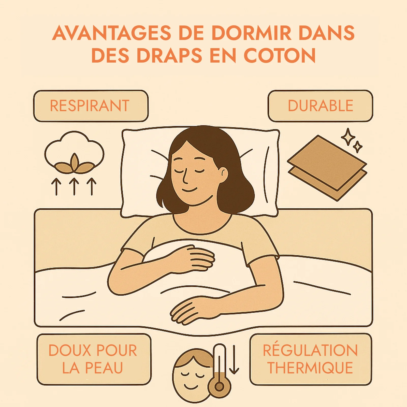 Protège matelas XXL coton, sommeil sain et confortable - Collection XXL - Image 7