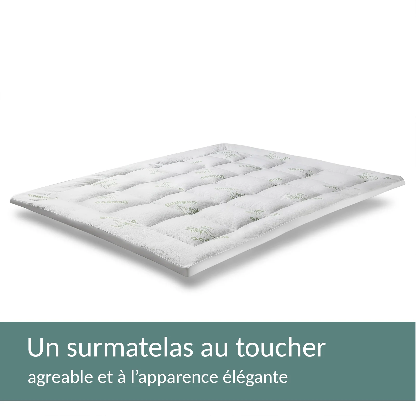 Surmatelas bambou microfibre - Collection Bamboo - Image 3