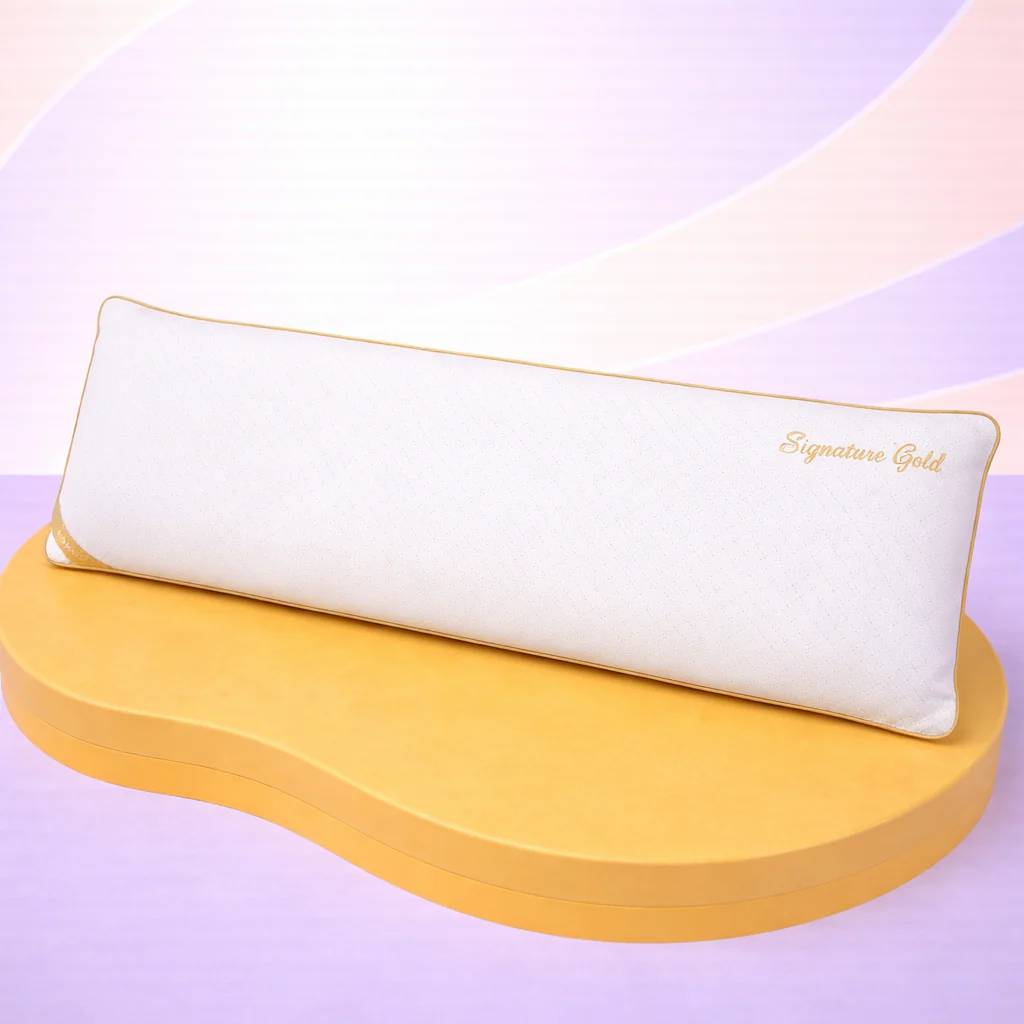Traversin mémoire de forme, soutien cervical, déhoussable - Collection Gold - Image 13