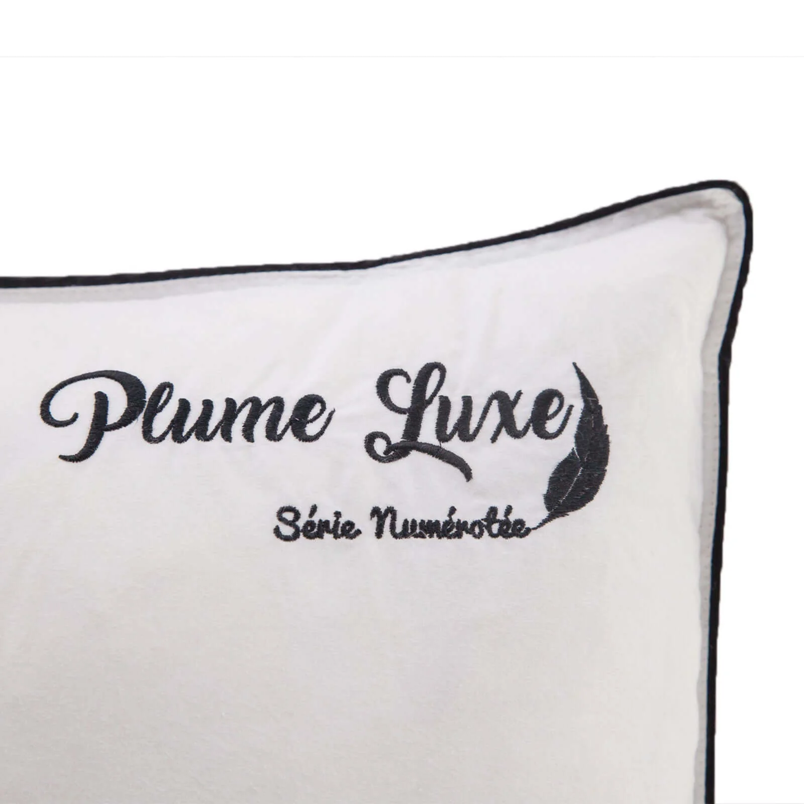 Traversin ergonomique, plumes de canard, duvet, tissu coton - Collection Luxe - Image 9